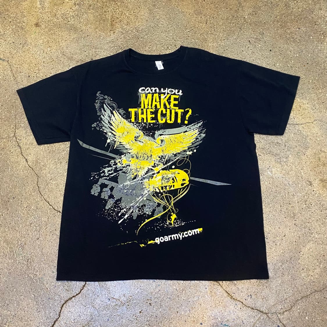 미국 빈티지 고아미 GO ARMY 아미티 미군 반팔티 상품이미지1