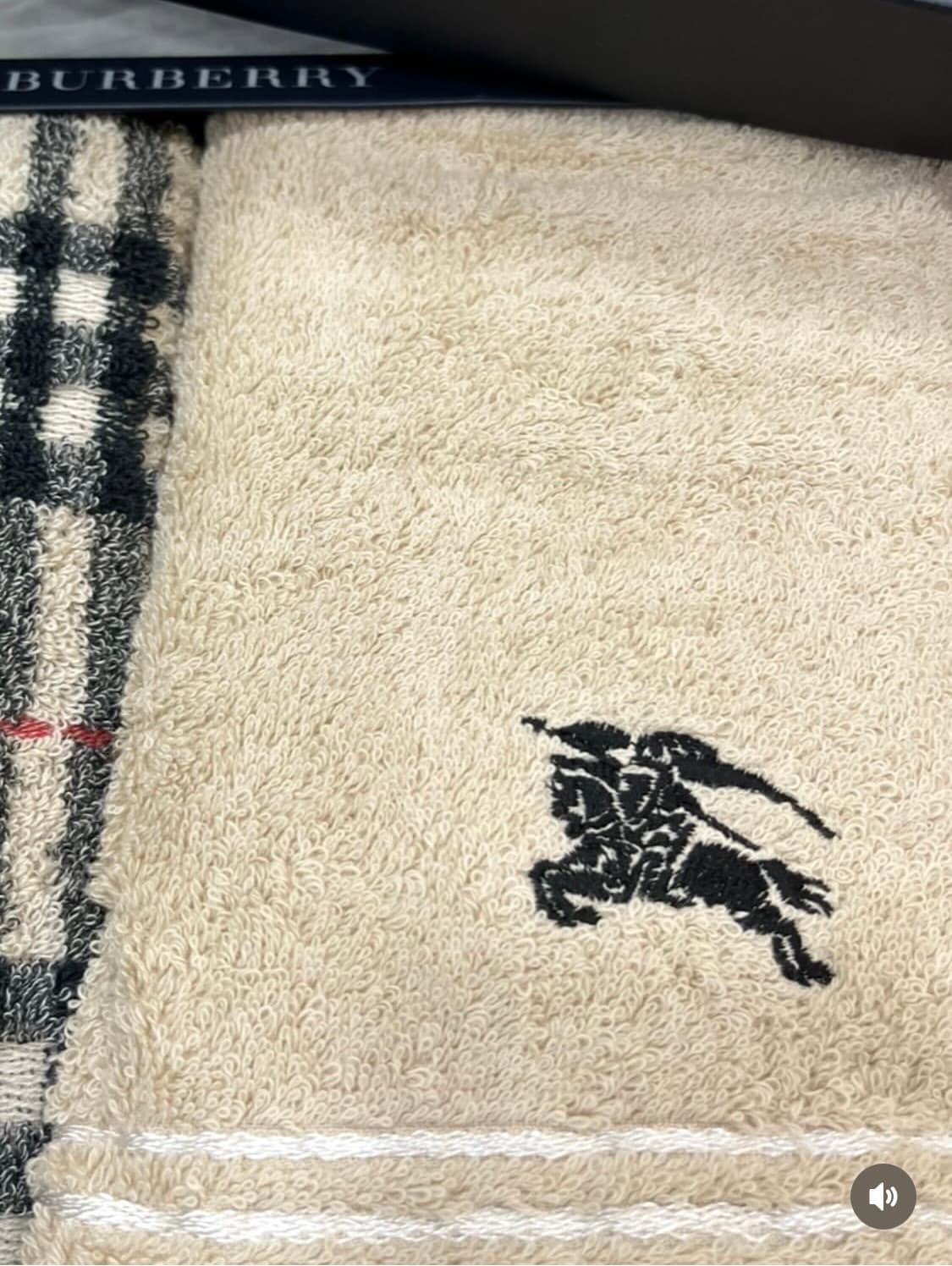 버버리 수건 세트 새상품 상품이미지4