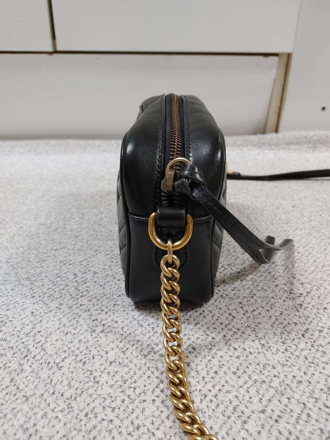 정품 구찌 GG 마몽 마몬트 마틀라세 미니 카메라백 크로스백 상품이미지5