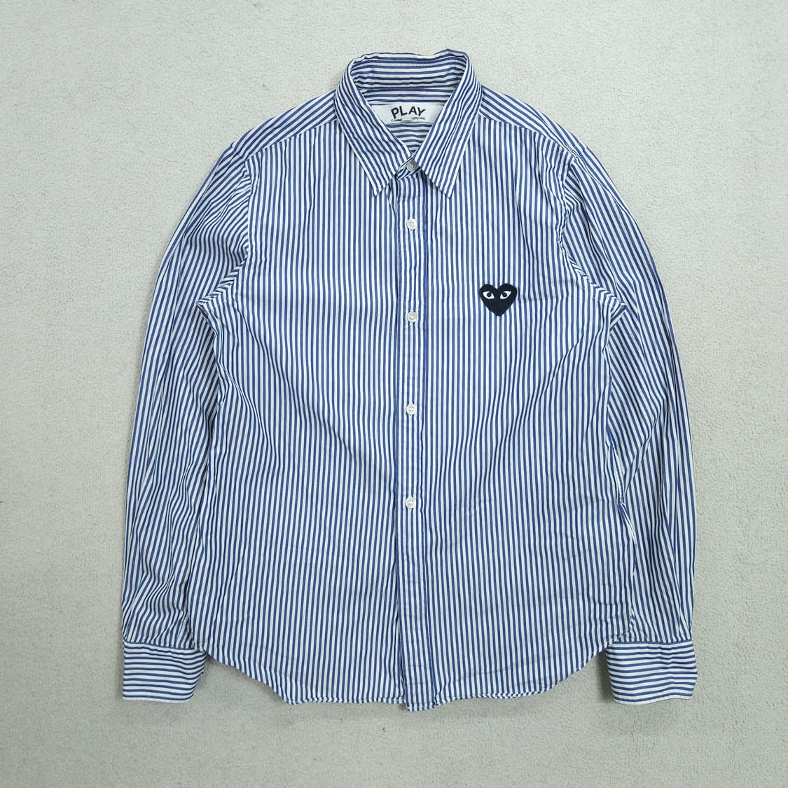 꼼데가르송 스트라이프 셔츠 M 국문택 상품이미지1