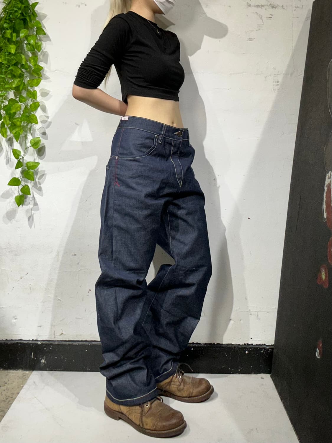 리바이스 진청 루즈핏 엔지니어드 진 와이드 데님 팬츠 청바지 상품이미지1