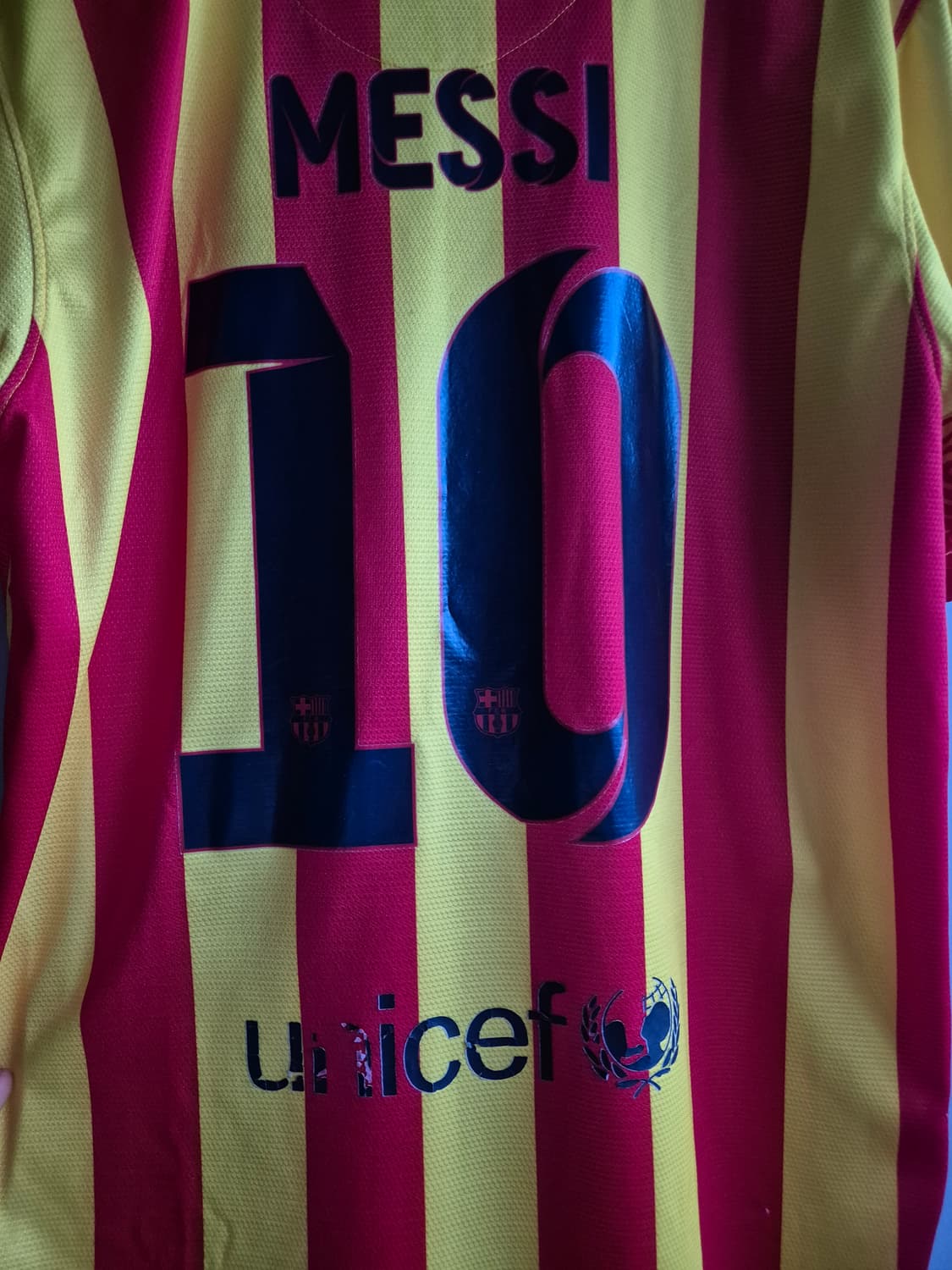Nike 나이키 13-14 fc바르셀로나 어웨이 유니폼 10.Messi 상품이미지7