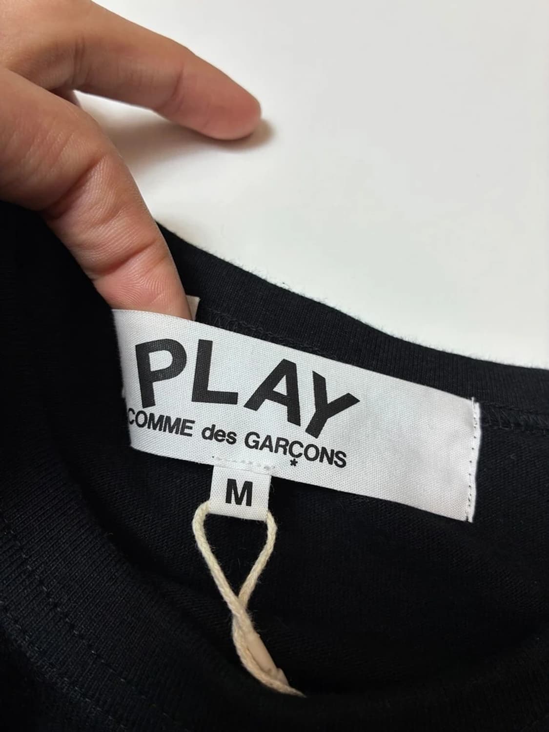 꼼데가르송 인버티드 하트 로고 반팔 티셔츠 PN9336 상품이미지6