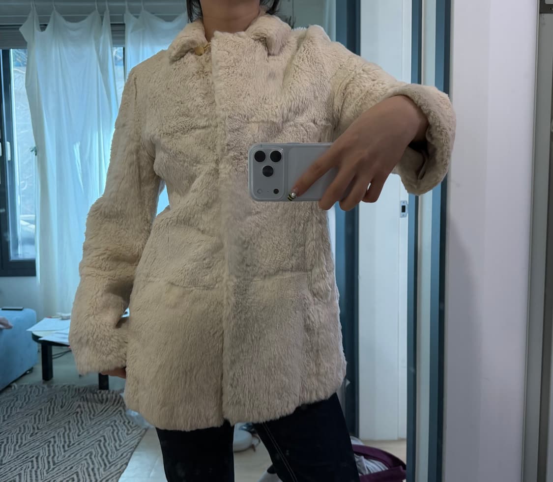 레노마 토끼퍼 코트 상품이미지7