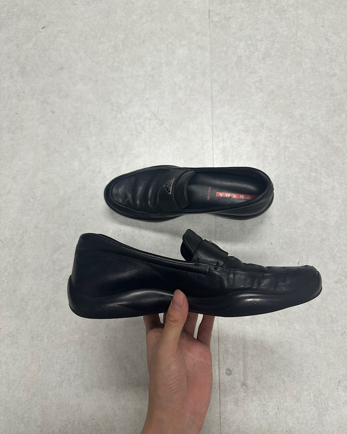 프라다 스포츠 레더 로퍼 상품이미지2