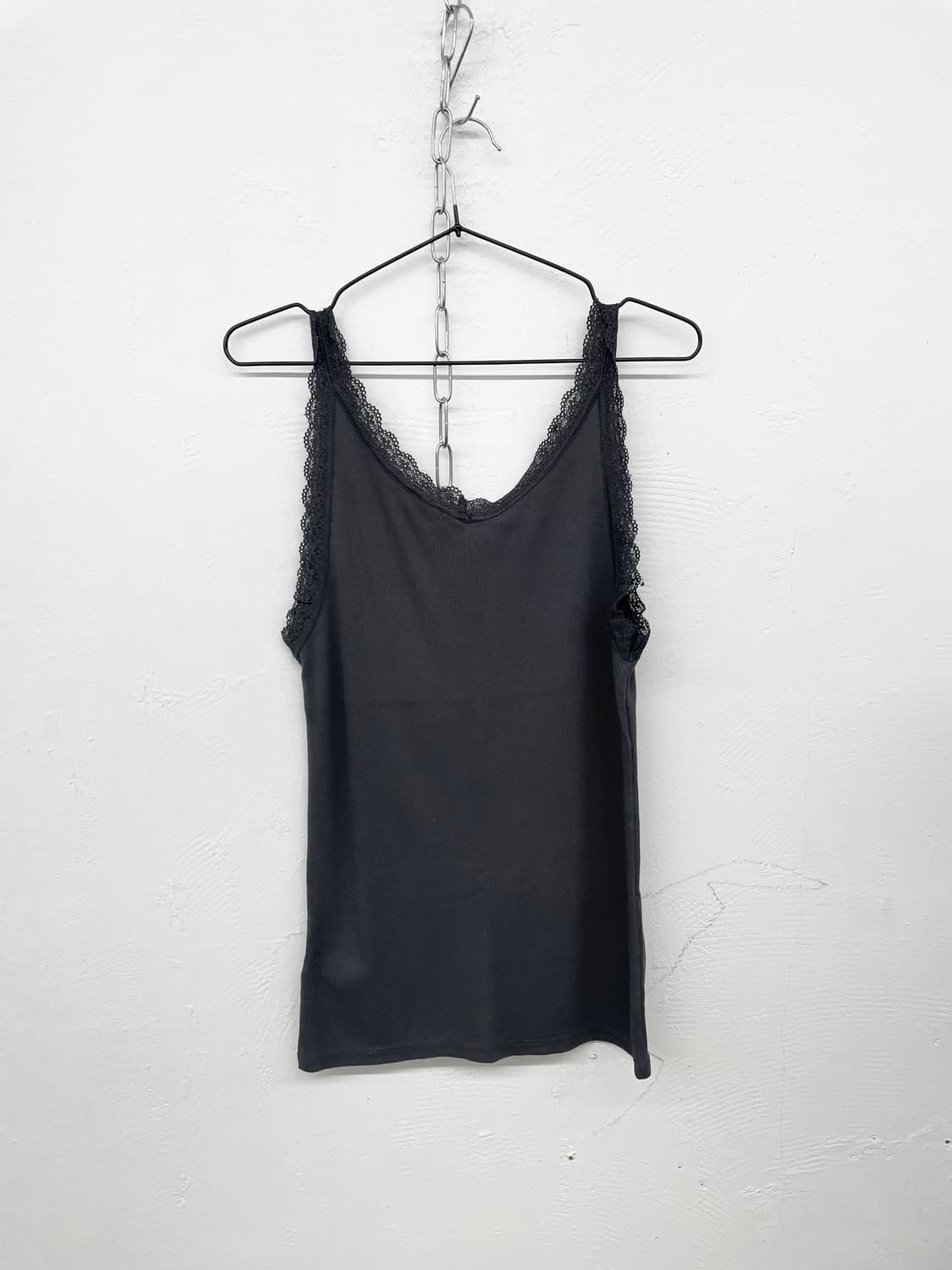 차콜 골지 레이스 탑 상품이미지6