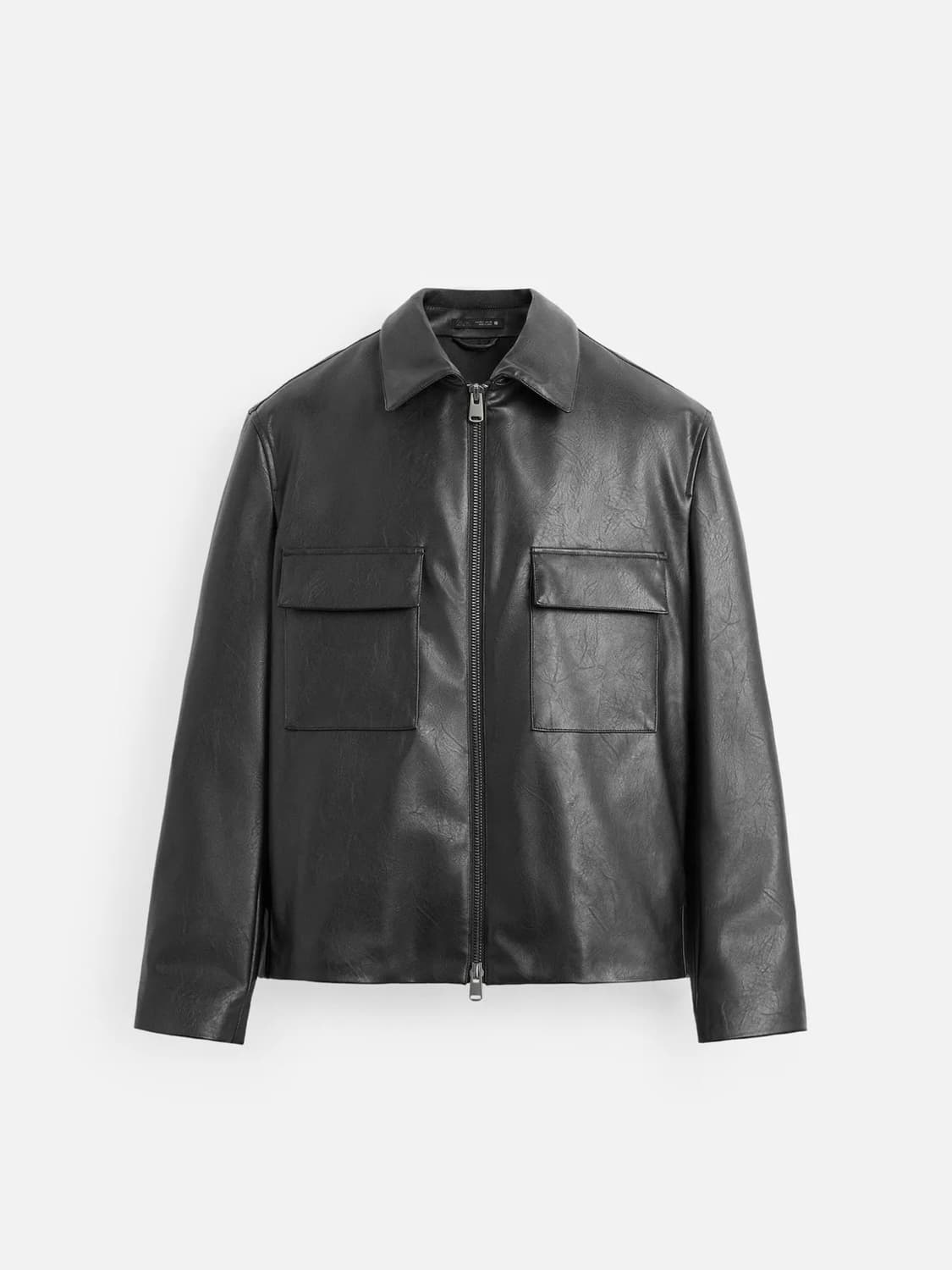 가죽 자켓 zara, 레더자켓, 네이비, 자라 상품이미지1