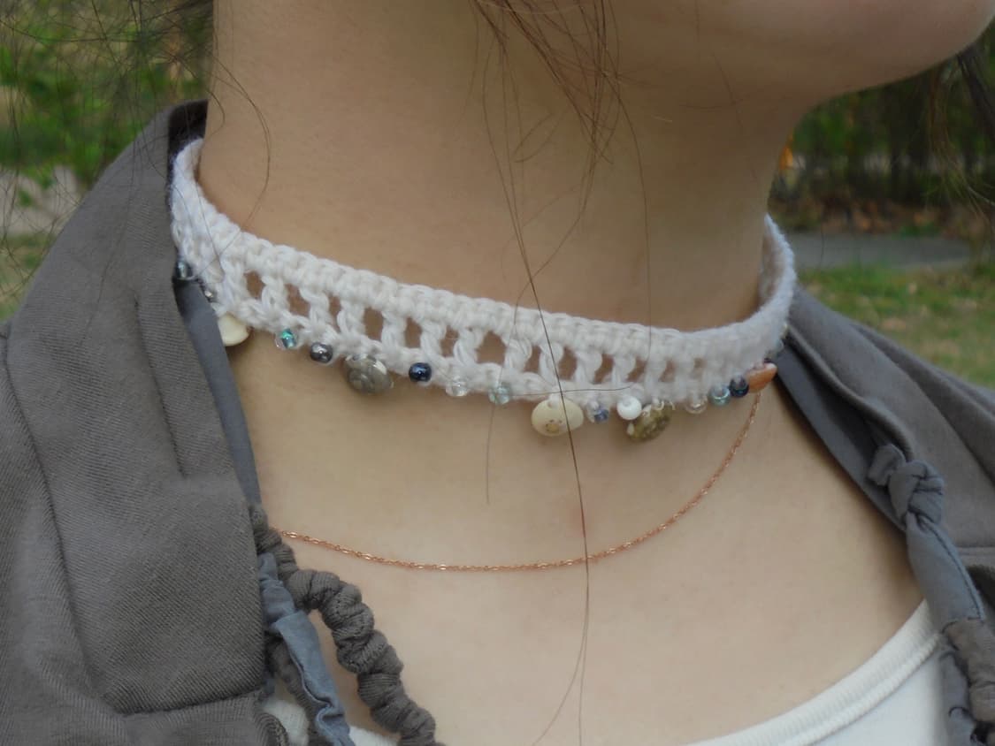 핸드메이드 초커 목걸이 상품이미지2