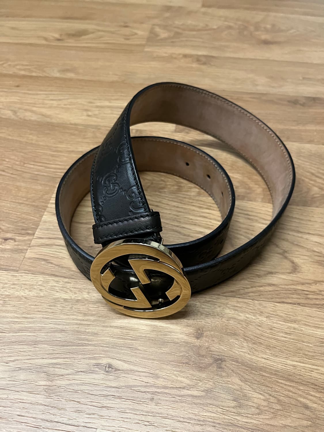 GUCCI 구찌 모노그램 캔버스 벨트 상품이미지1