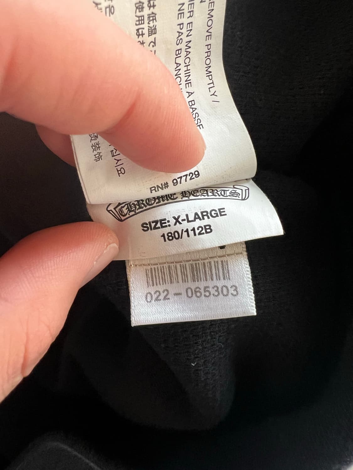 [xl] 크롬하츠 홀스슈 플로랄 헤비웨이트 후드집업 상품이미지10