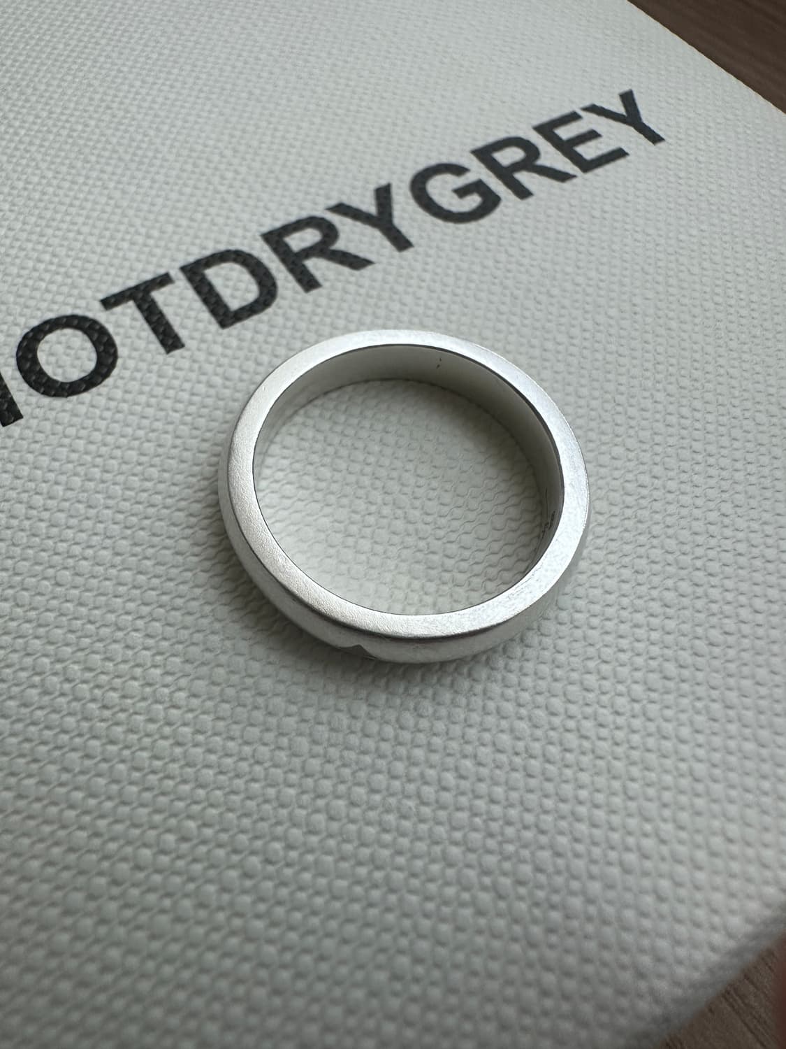 hotdrygrey핫드라이그레이 스탬프 실버 반지 상품이미지5