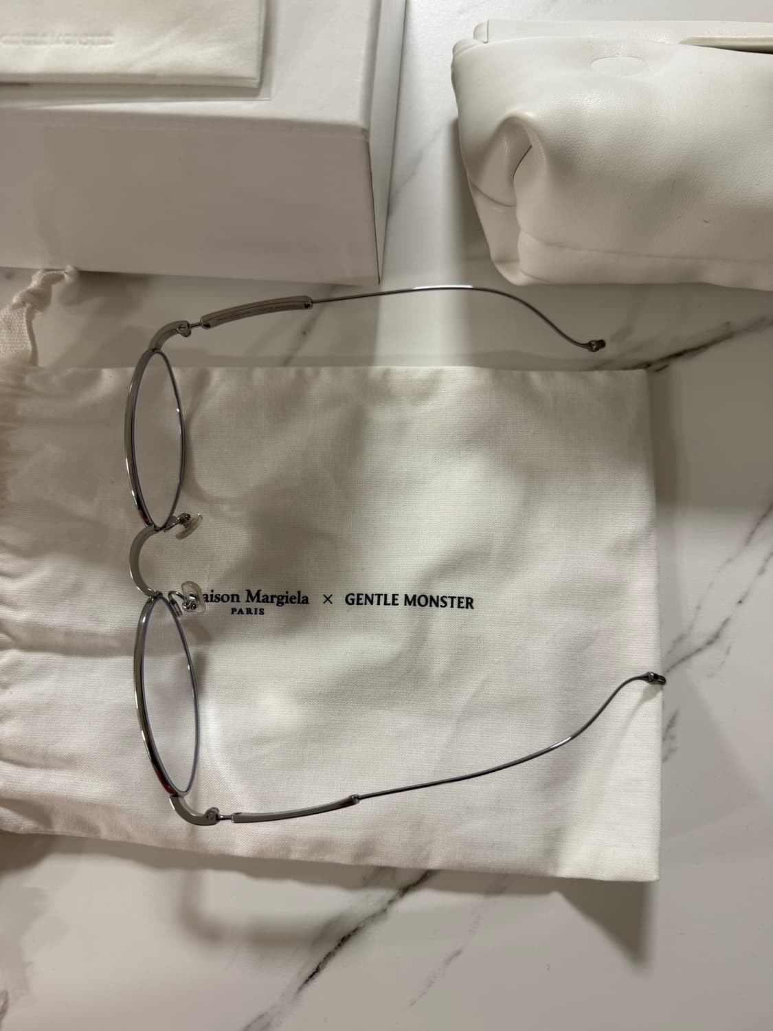 젠틀몬스터 x 메종 마르지엘라 MM216 실버 클리어 상품이미지5