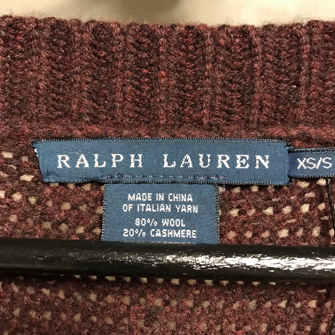 폴로 랄프로렌 니트 케이프 XS/S(W) 상품이미지4