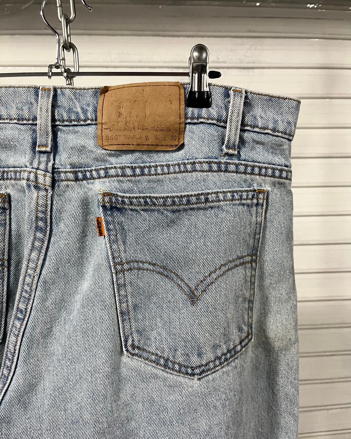 90s Levi’s 550 orange tab denim 상품이미지6
