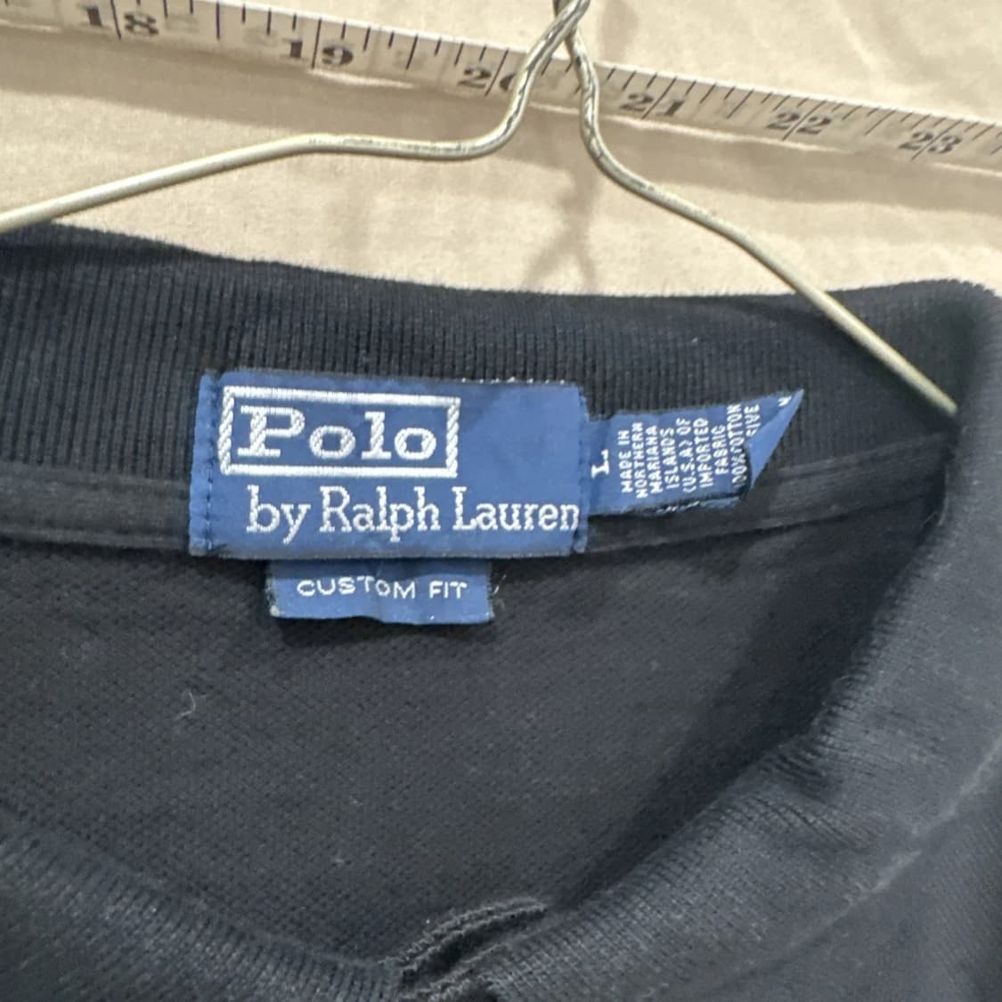 폴로 랄프로렌 빅포니 반팔 카라티 블랙 화이트 상품이미지4