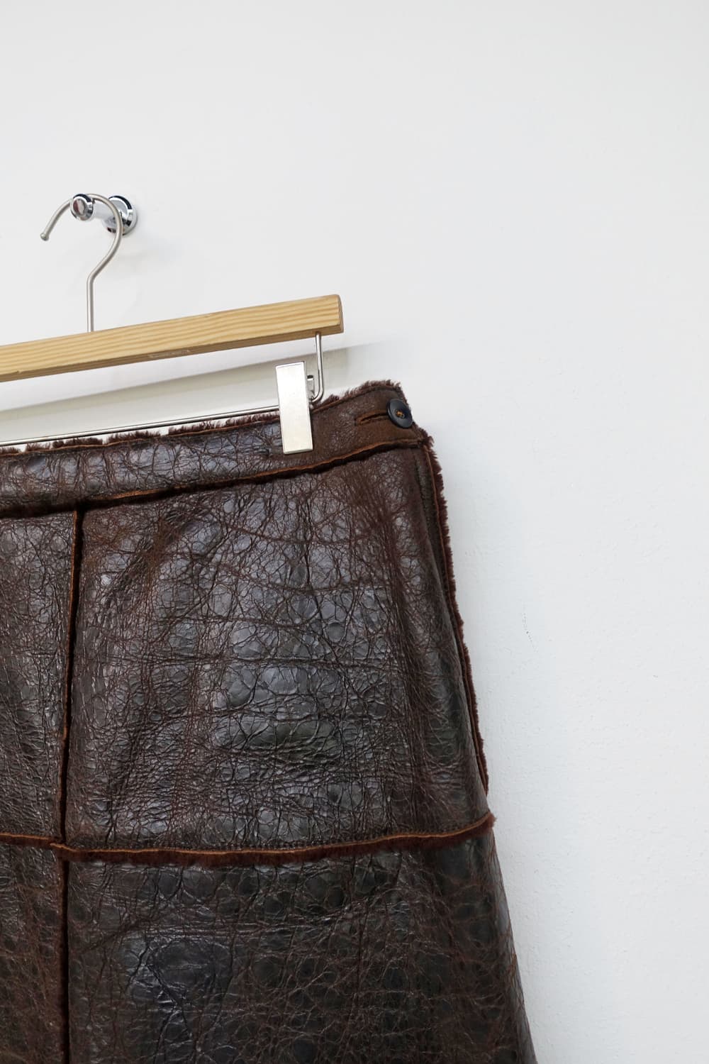 랑방 무스탕 스커트 상품이미지3