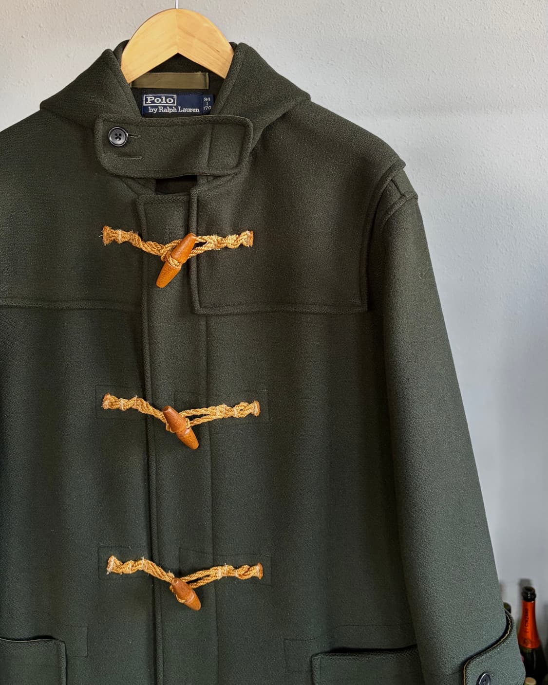 [M]폴로 랄프로렌 90s 울 더플코트 올리브 상품이미지5