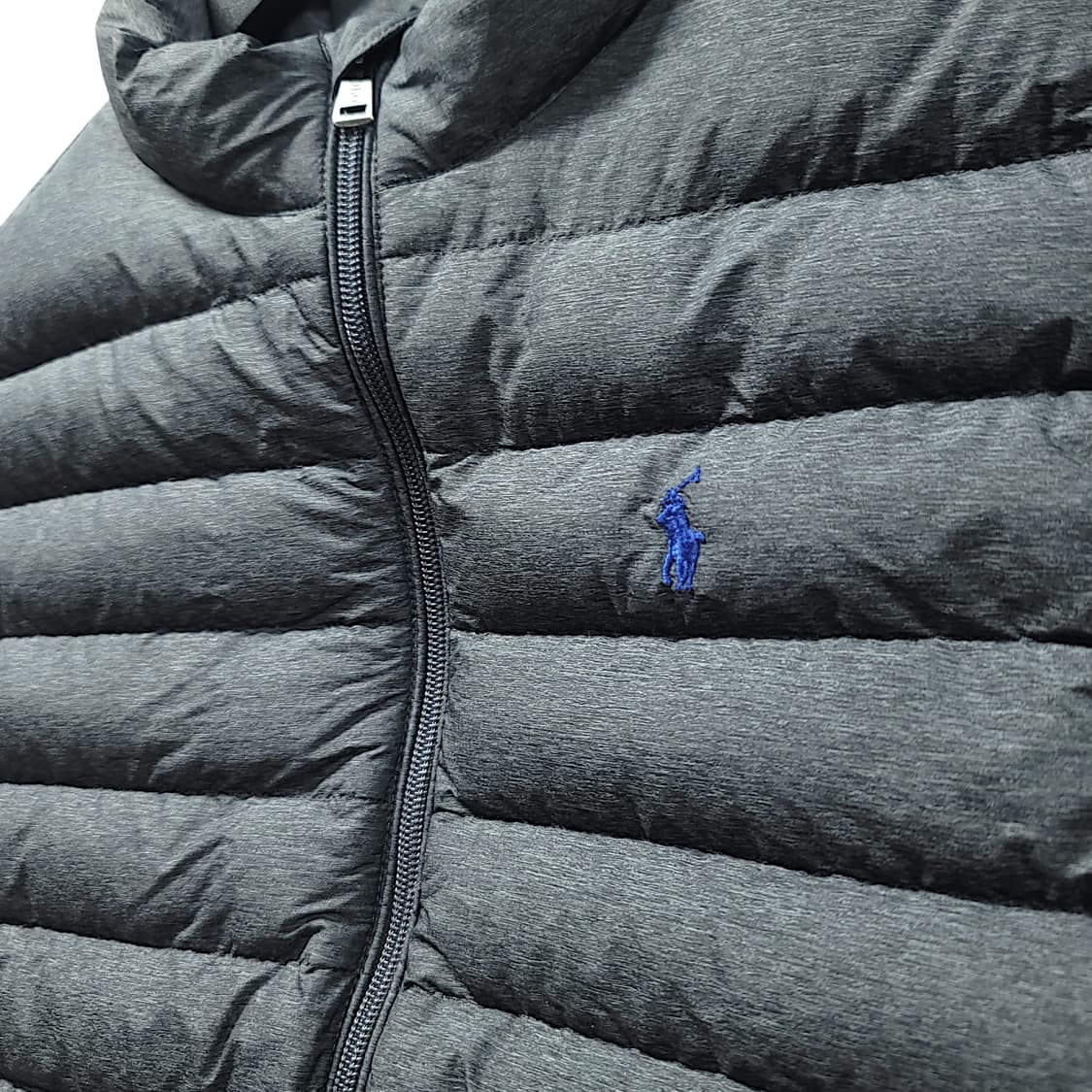 [M] 폴로 다크 그레이 경량 덕 다운 패팅 베스트 상품이미지4