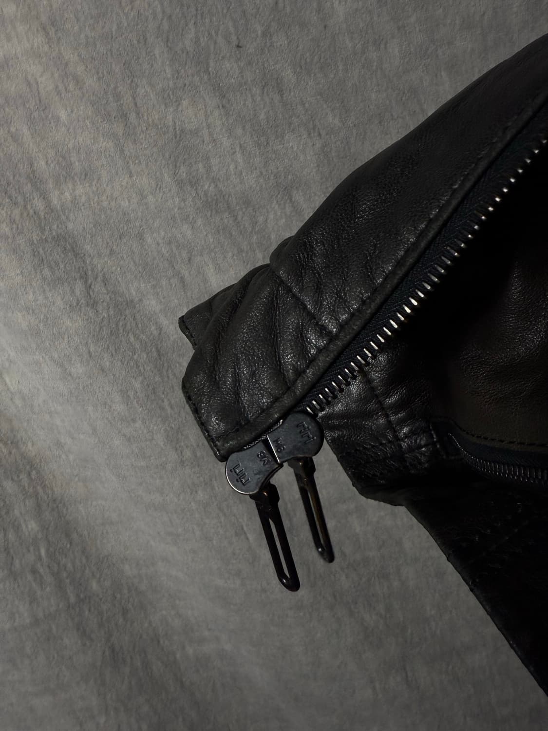 GalaabenD Stand Collar Leather Jacket 상품이미지8