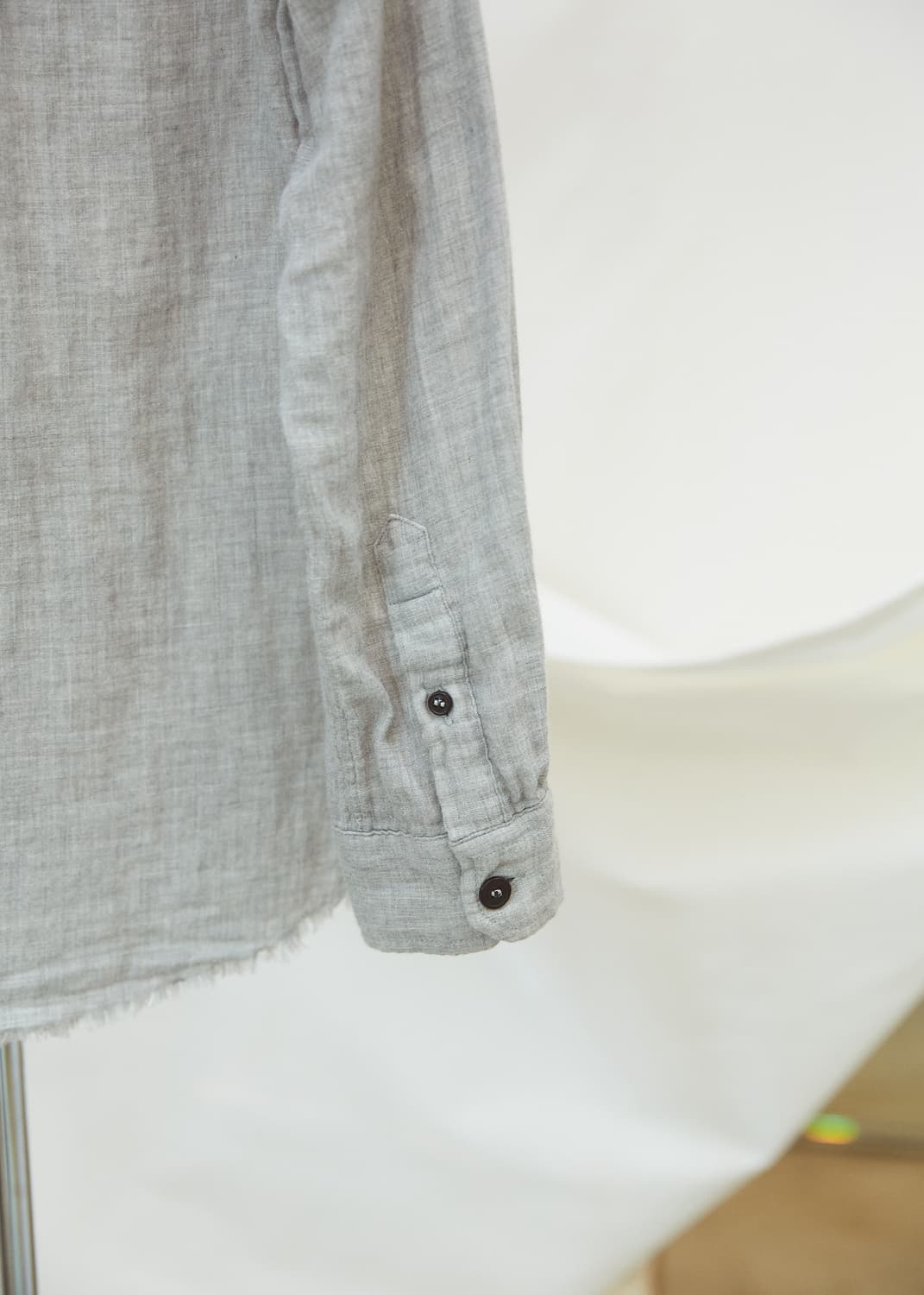 Raw Cut Melange Shirt 상품이미지4