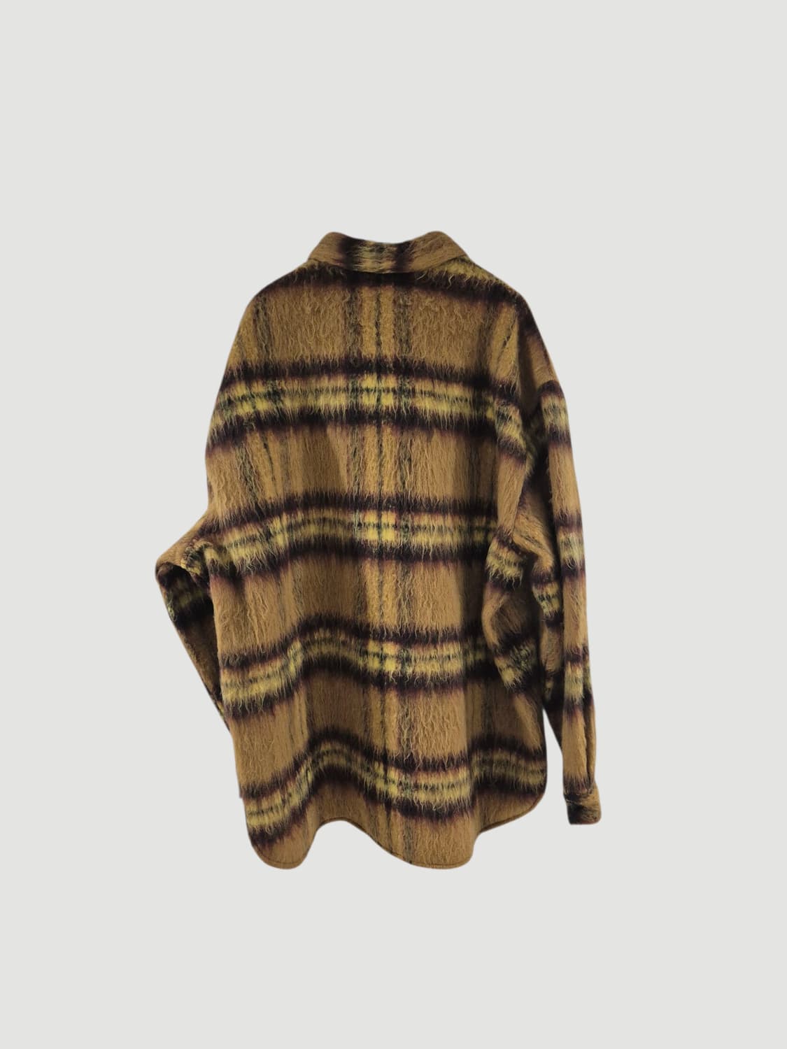 데호 오버핏 겨울 체크셔츠 상품이미지3