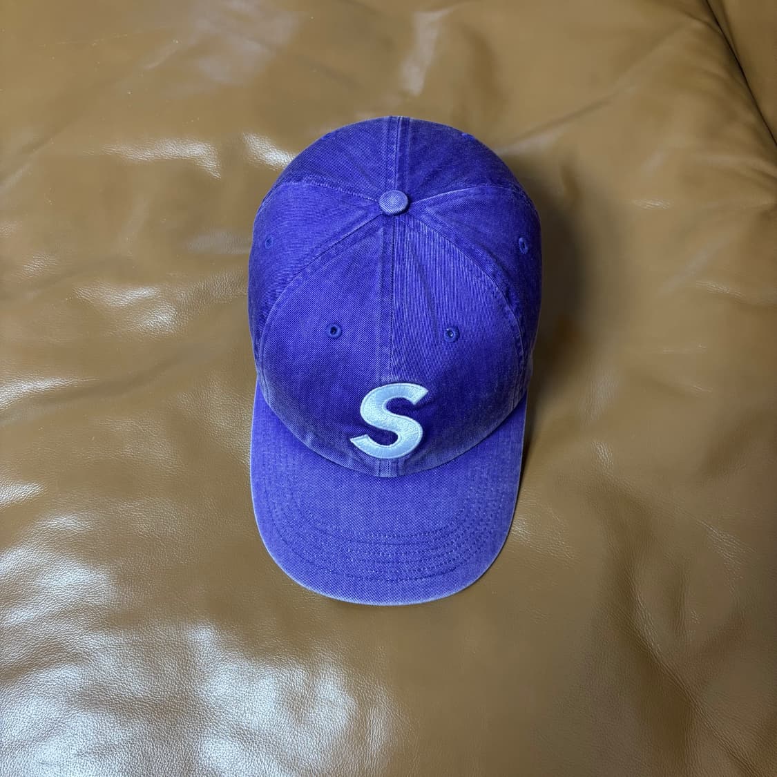 Supreme 슈프림 20ss 피그먼트 퍼플 S로고 6패널 볼캡 모자 상품이미지5