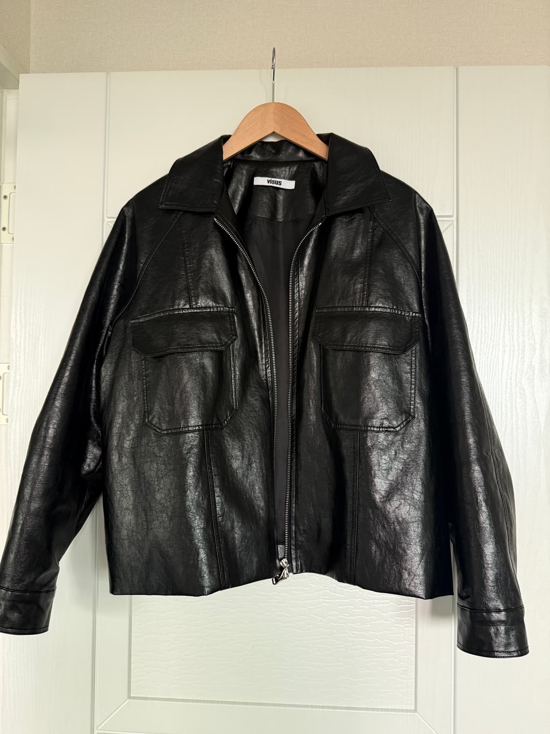 비수스 visus 레더자켓 블랙 상품이미지5