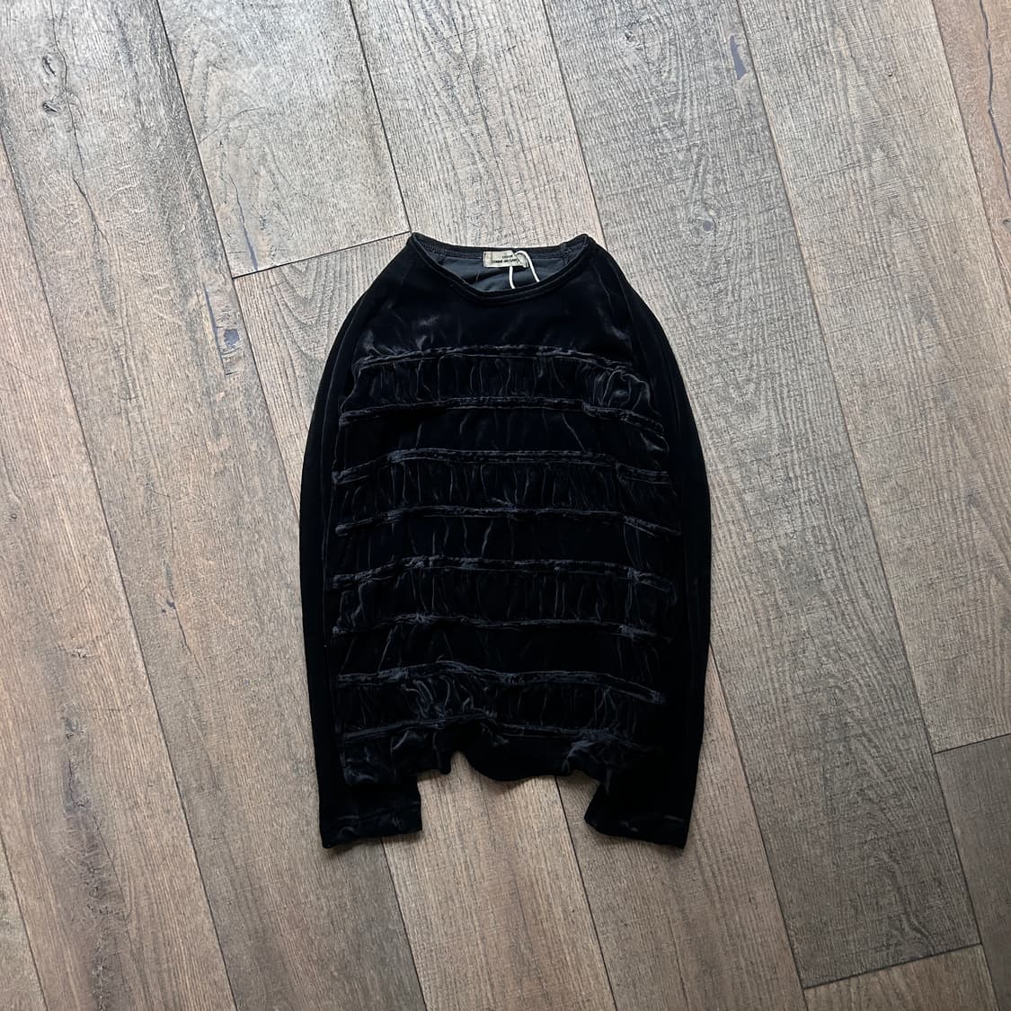 Velour Shirring Long Sleeve 상품이미지1