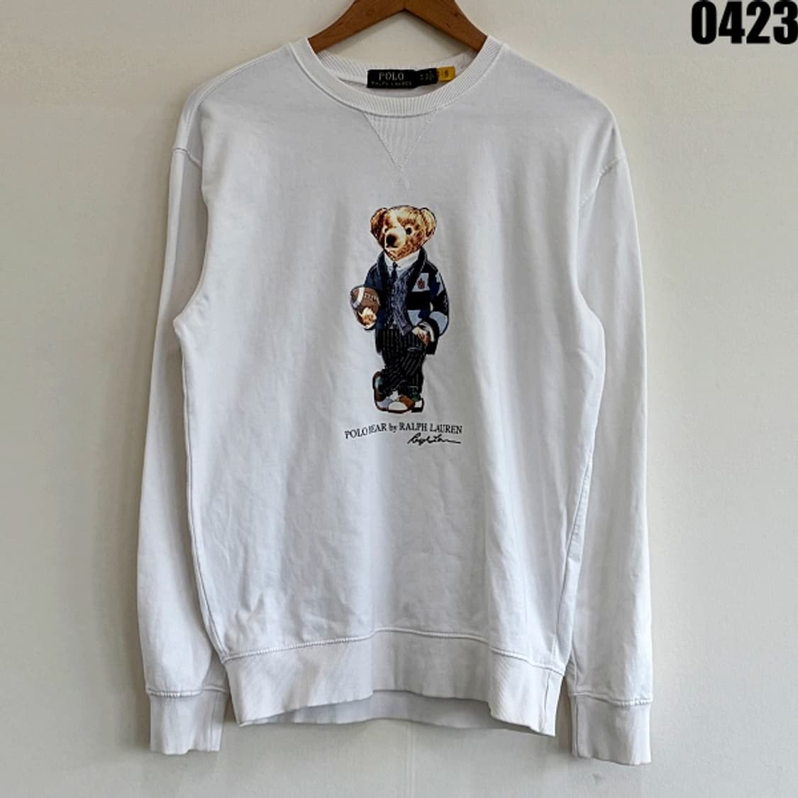 폴로 랄프로렌 베어 프린팅 맨투맨 스웨트셔츠 M 0423 상품이미지1