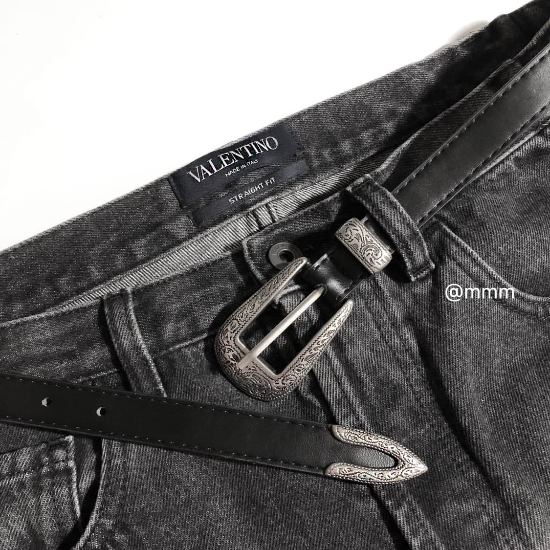 [Unisex] 엣지 에스닉 웨스턴 가죽 벨트 상품이미지7