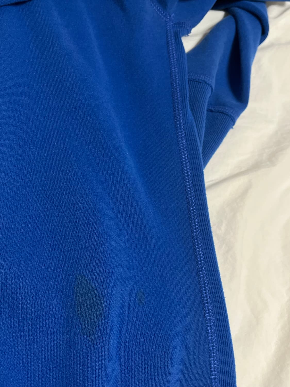 아베크롬비 피치 y2k 블루 딱붙핏 슬림 후집 후드집업 상품이미지2