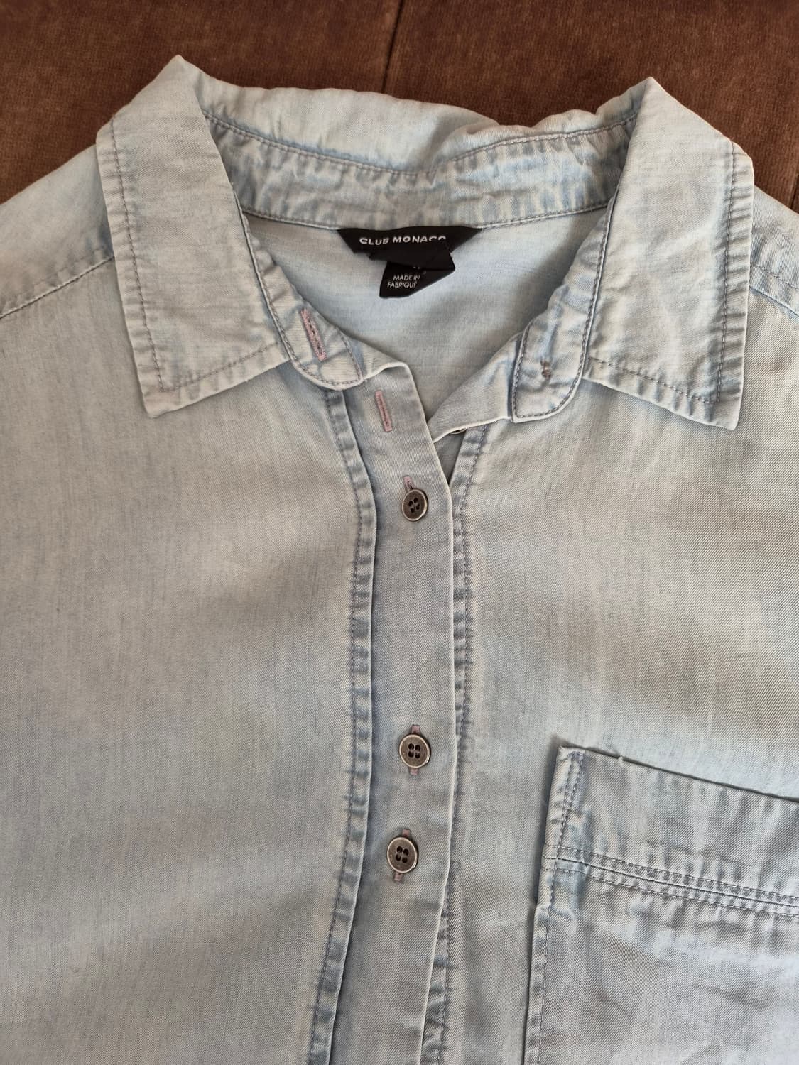 클럽모나코 여성 찰랑연청셔츠 S사이즈 상품이미지6