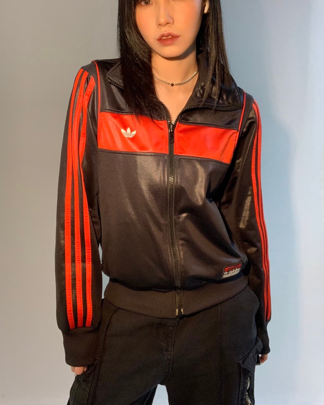 Adidas Red Black Track Jacket 상품이미지3