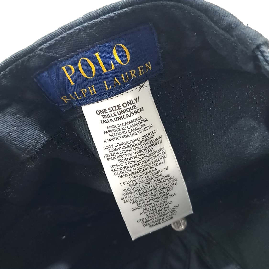 CL838 폴로 레드포니 블랙 볼캡 모자 상품이미지8