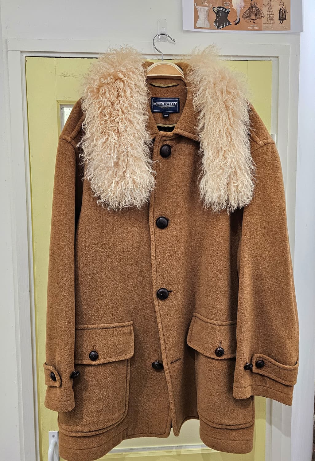 Japan 아이보리 양털 머플러 상품이미지2