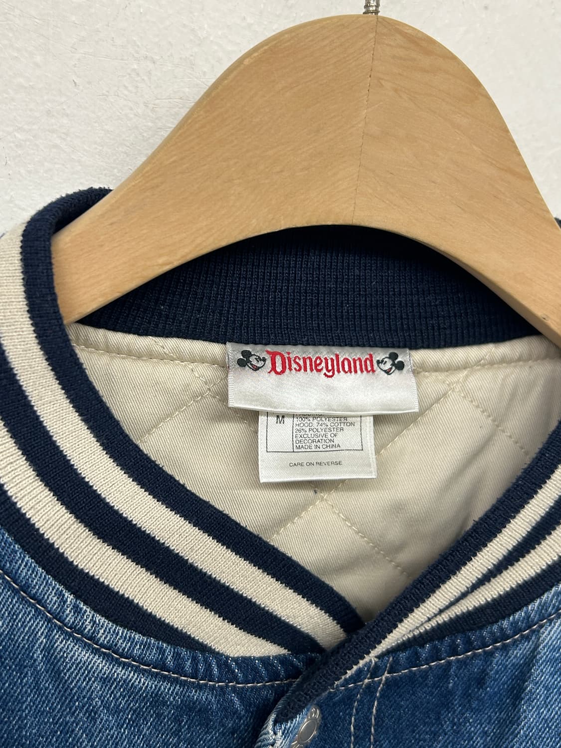 90s 디즈니 일곱난장이 데님 바시티자켓 상품이미지3