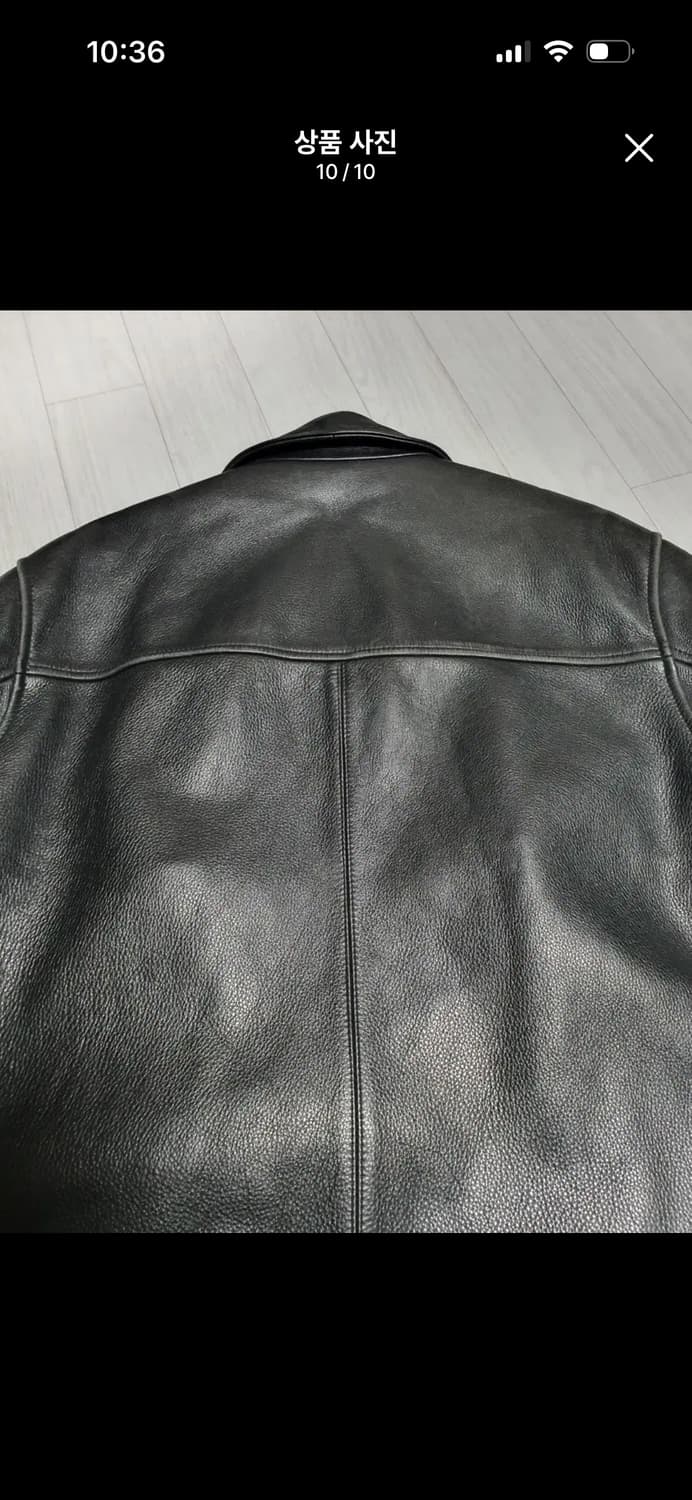 브룩스브라더스 가죽 카코트 M 상품이미지10