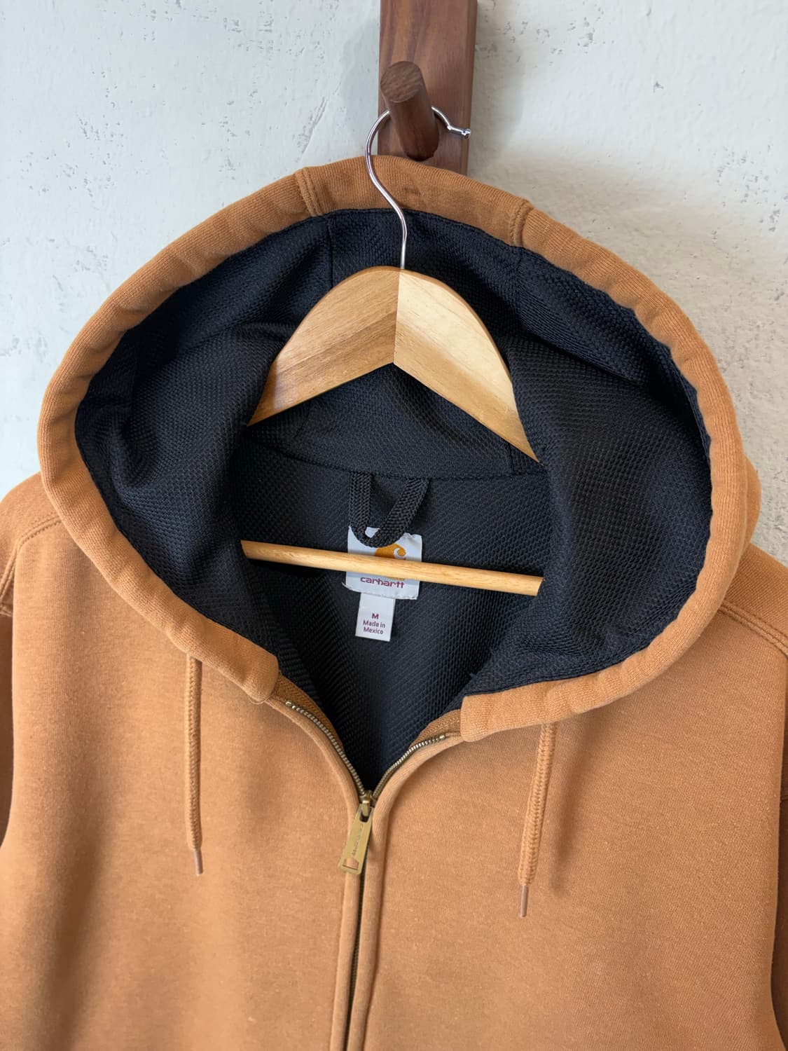 칼하트 빈티지 레인디펜더 써멀 후드집업 된장 상품이미지6
