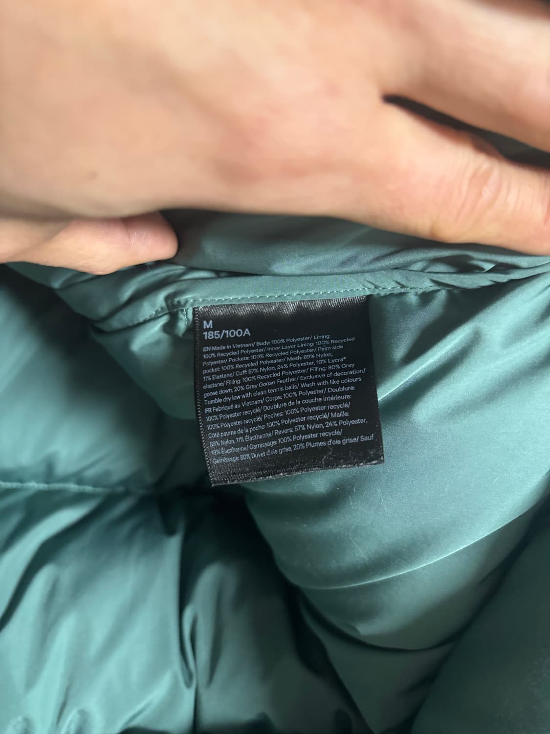 룰루레몬 원더 퍼프 다운 재킷 M 상품이미지3