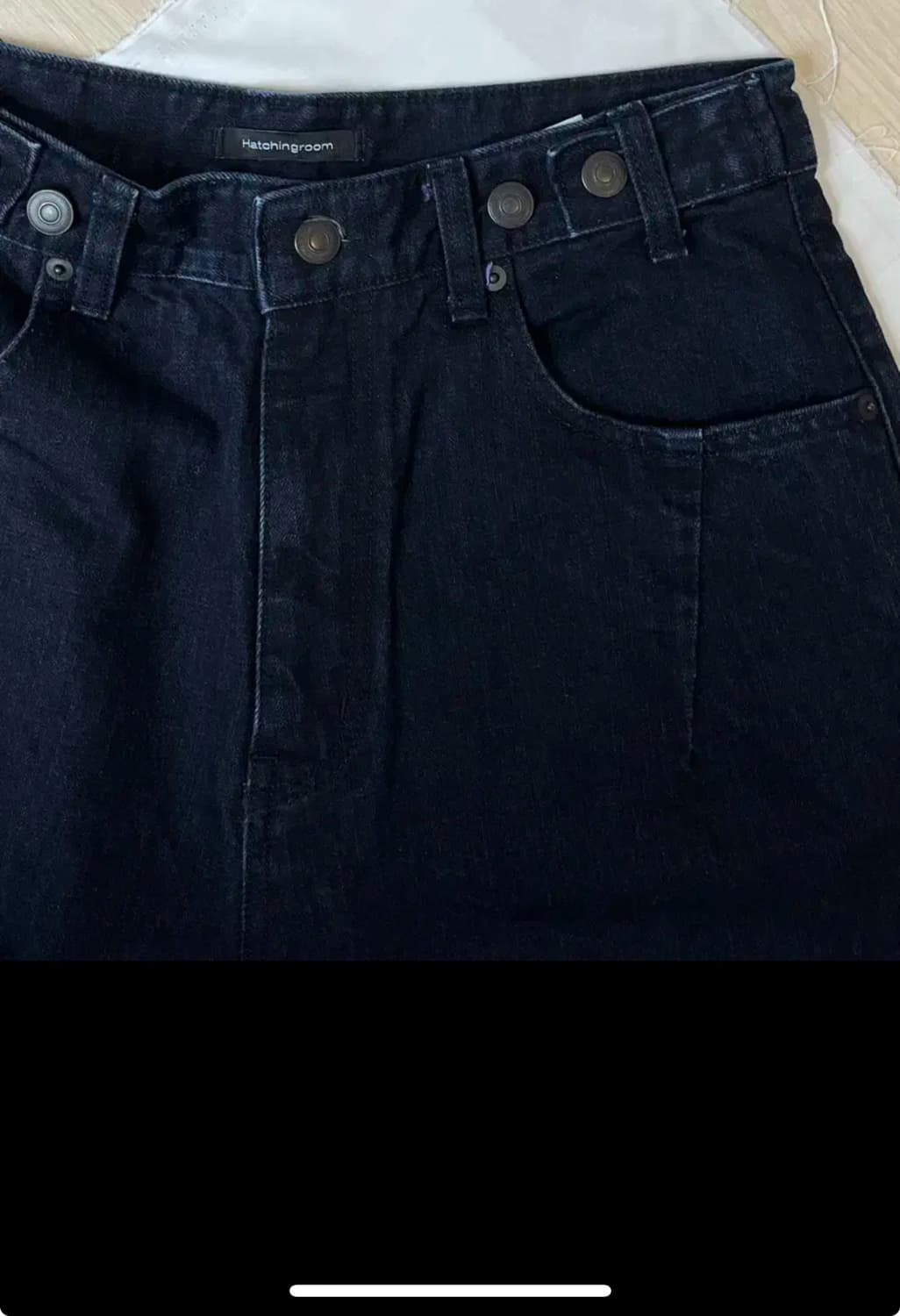 2) 해칭룸 와이드진 퍼플(기장 늘림) 상품이미지5