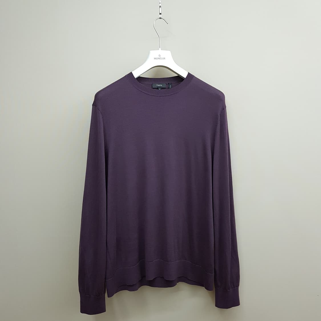 띠어리 Theory 퍼플 울 크루넥 니트 XL사이즈 상품이미지1