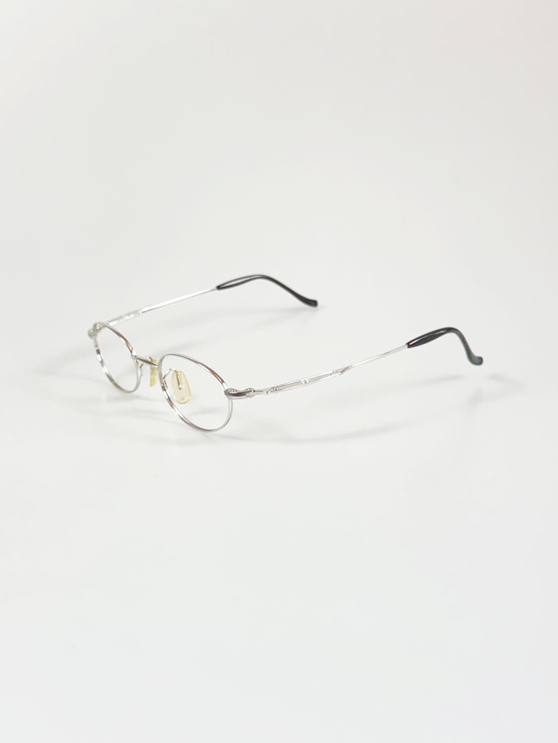 REDOX 실버 메탈 슬림 오벌 프레임 빈티지 안경 상품이미지3
