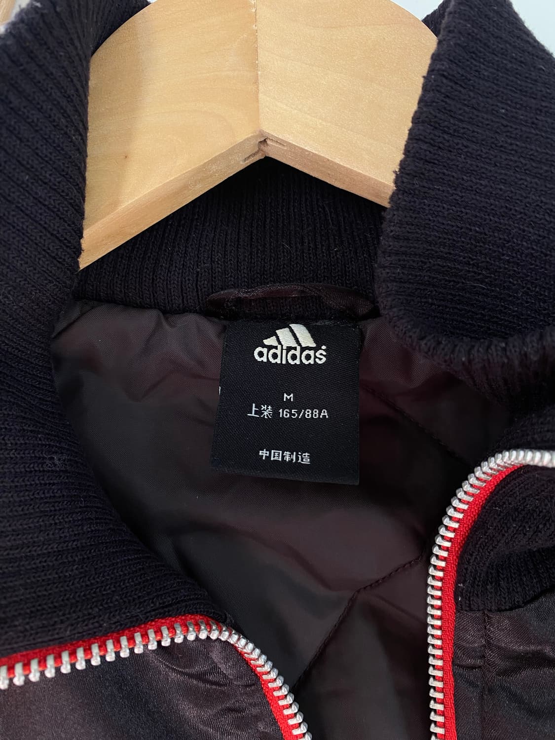 아디다스 딥브라운 새틴 봄버자켓 M  상품이미지6
