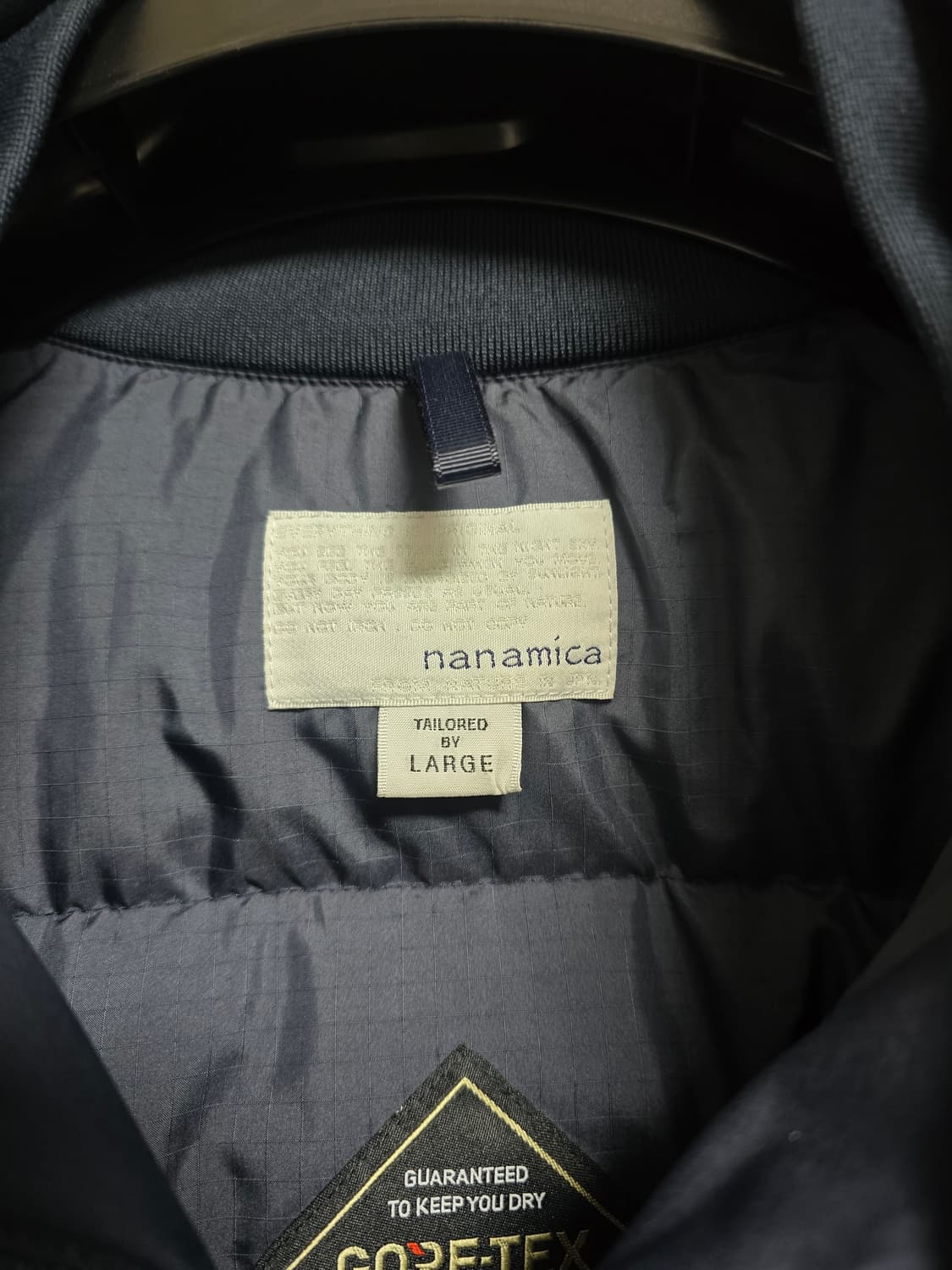 나나미카 고어텍스 숏 다운 자켓 (네이비/L) 상품이미지3