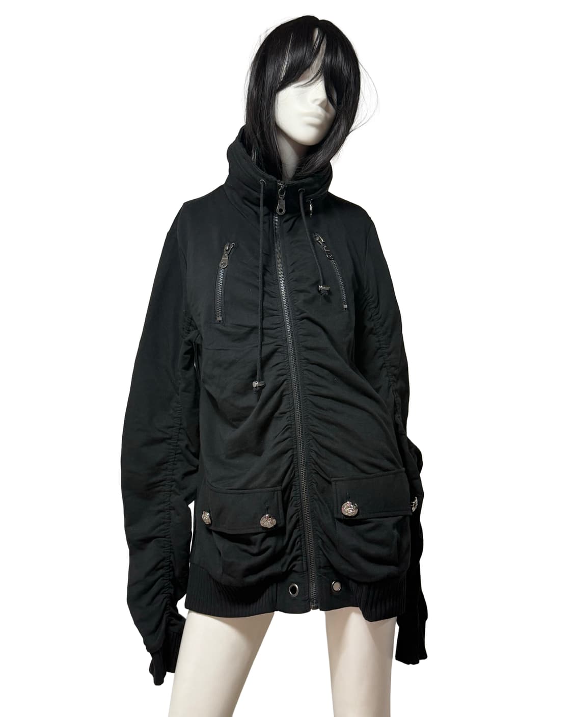 빈티지 y2k 갸루 펑크 st 집업 상품이미지1