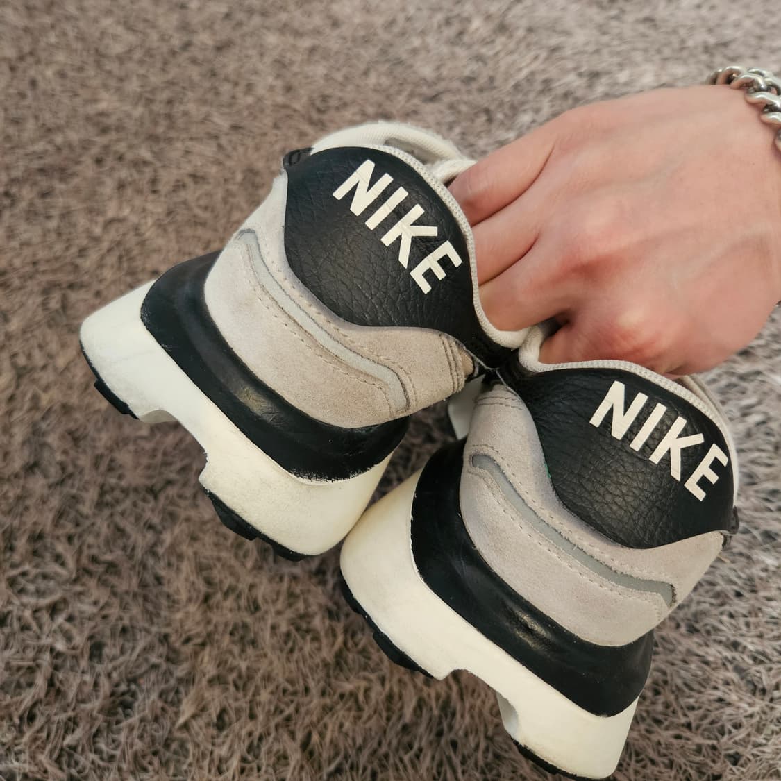 나이키(Nike) 피닉스 와플 서밋 샌드리프트 블랙 스니커즈 상품이미지6