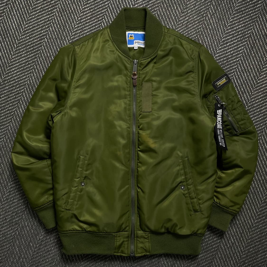 팬콧 MA-1 항공 블루종 점퍼 카키o 4945 상품이미지5