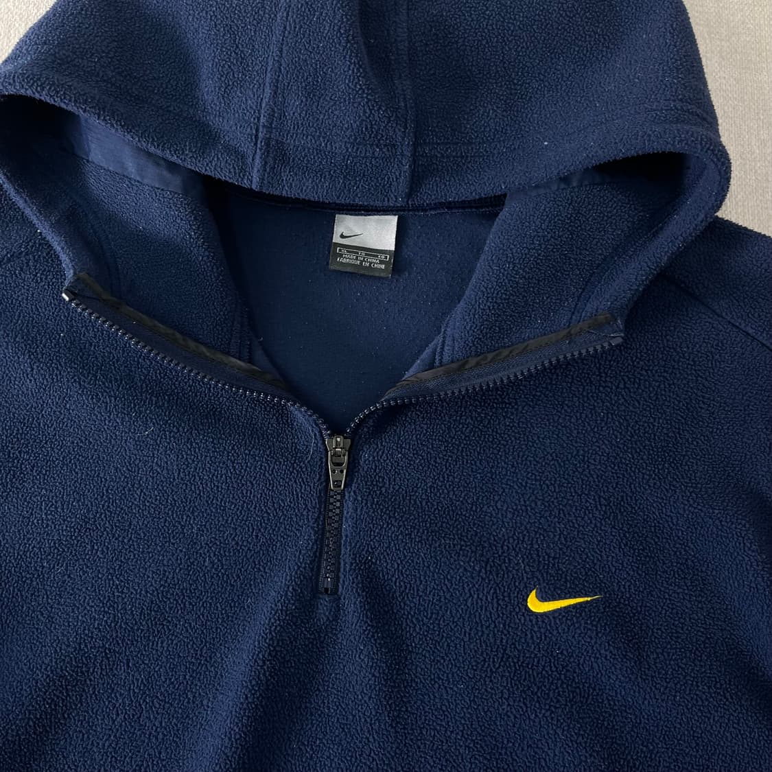 105 나이키 올드스쿨 00s 스몰 스우시 플리스 반집업 후드티 상품이미지2