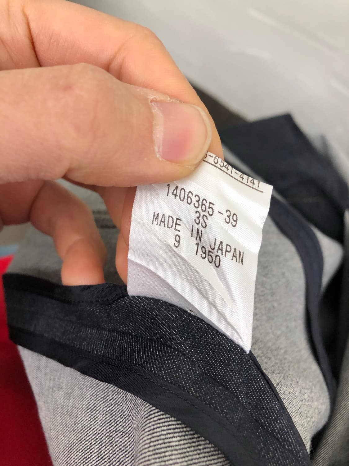 아쿠아스큐텀 일본 생산 데님 블레이저 상품이미지5