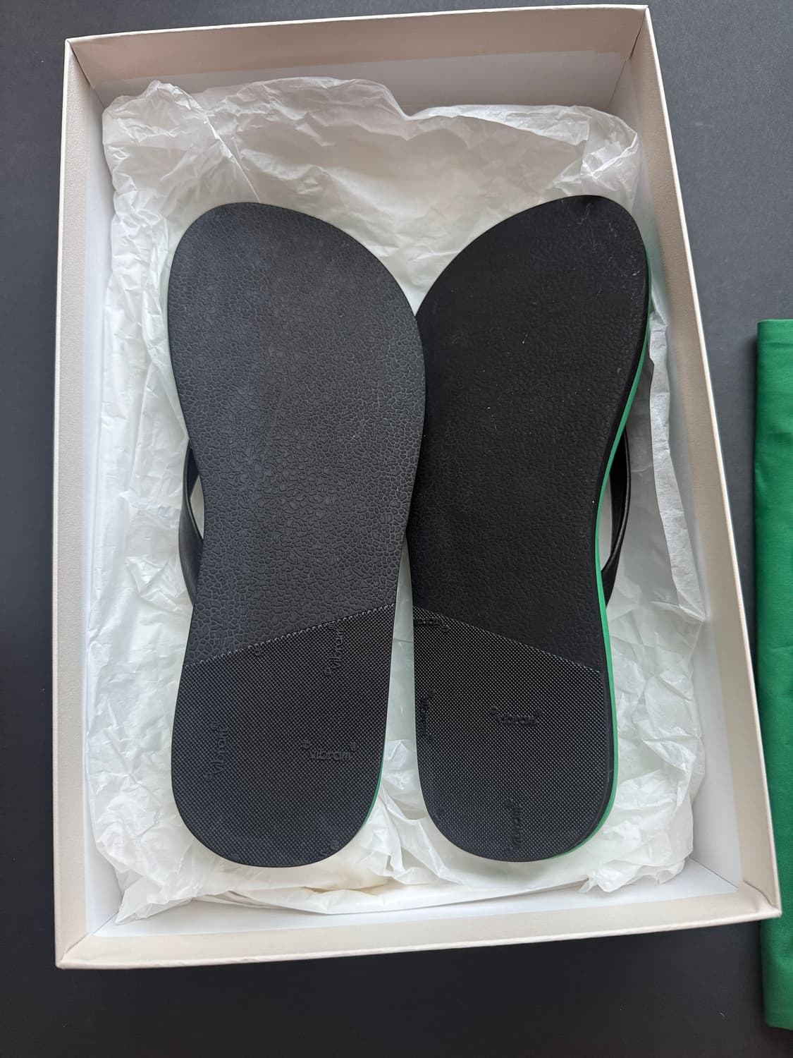 Auralee 39사이즈 오라리 소프트레더 플립플랍 상품이미지2